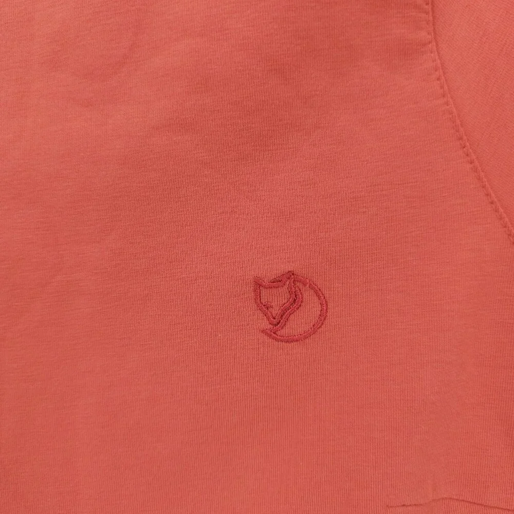 NWT FJALLRAVEN high Coast Dress Organic Cotton Blend Rowan Red Orange SMALL - Picture 3 of 11